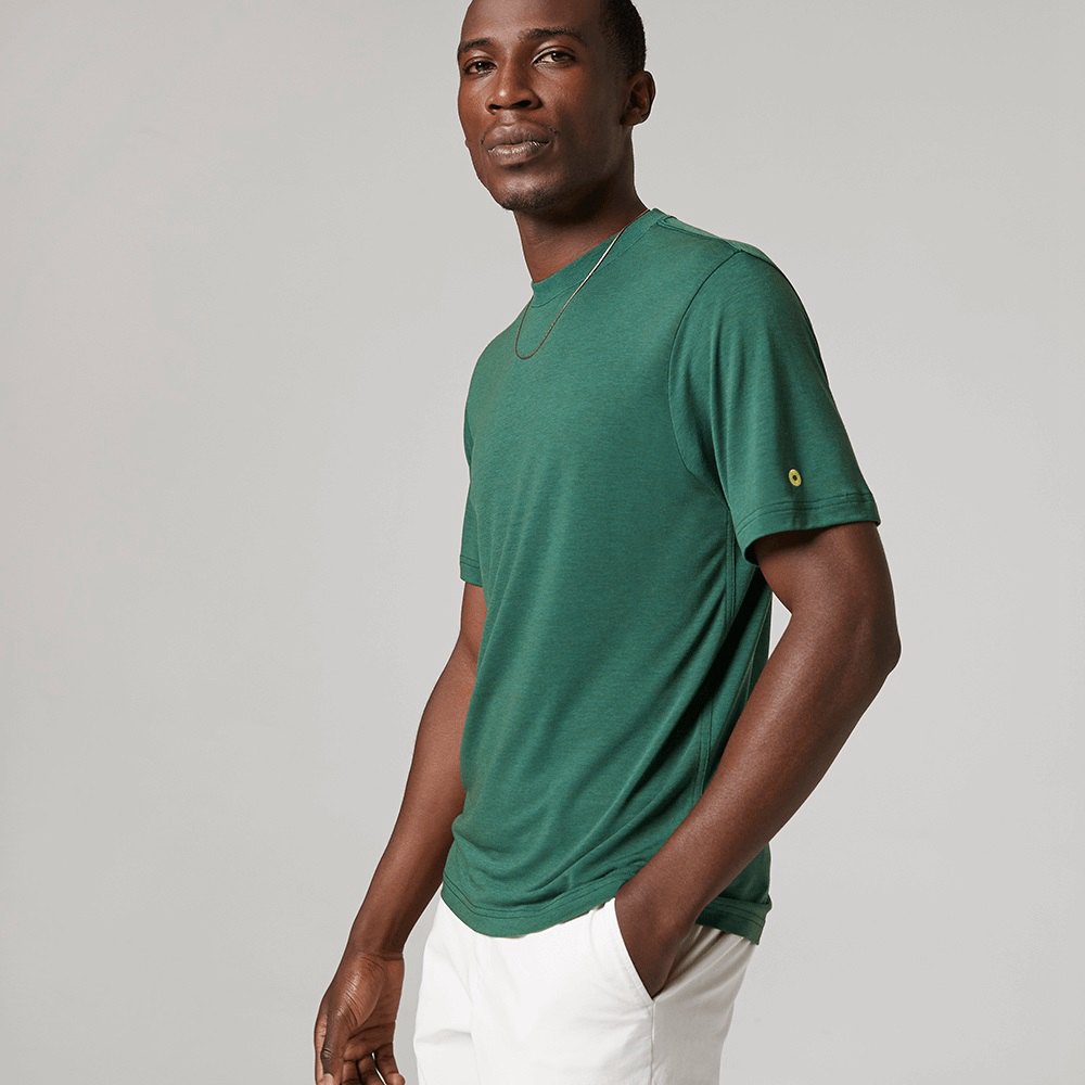 Allbirds Men's T-Shirt Green - TrinoXO™ - 34752QEXY